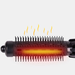 Multifunctional 4-in-1 Hot Air Comb: Negative Ion Hair Dryer, Straightener, Curler & Wet/Dry Hair Comb