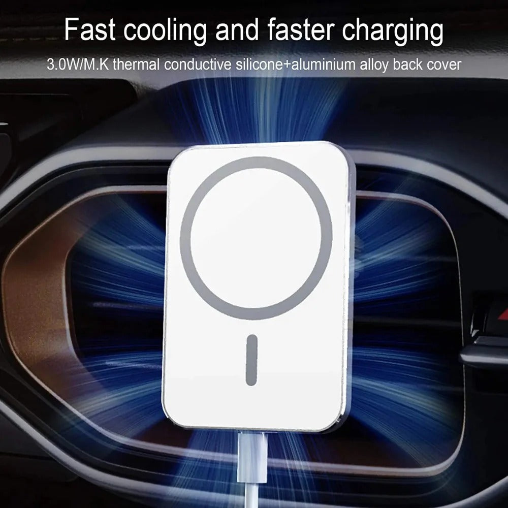 100W Magnetic Wireless Car Charger for iPhone 13/14 Pro Max with MagSafe Case Compatibility