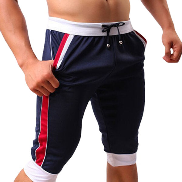 Men's PRO Fitness Jogger Running Sweatpants - Casual Drawstring Sports Shorts