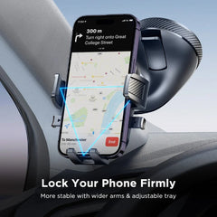 Universal Car Phone Holder Mount - Strong Suction, 360 Degree Rotation, Hands-Free Use