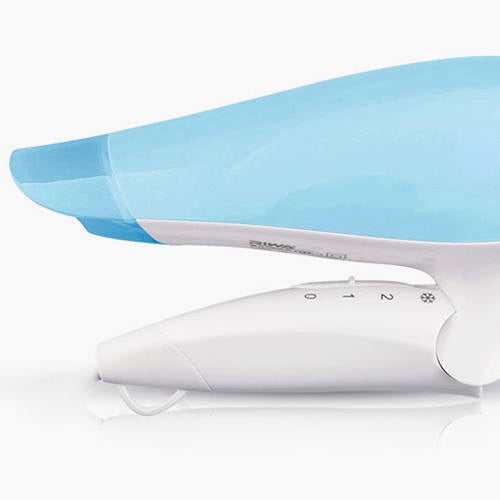 1200W Portable Foldable Hair Dryer with Adjustable Air Temperature for Fast Drying