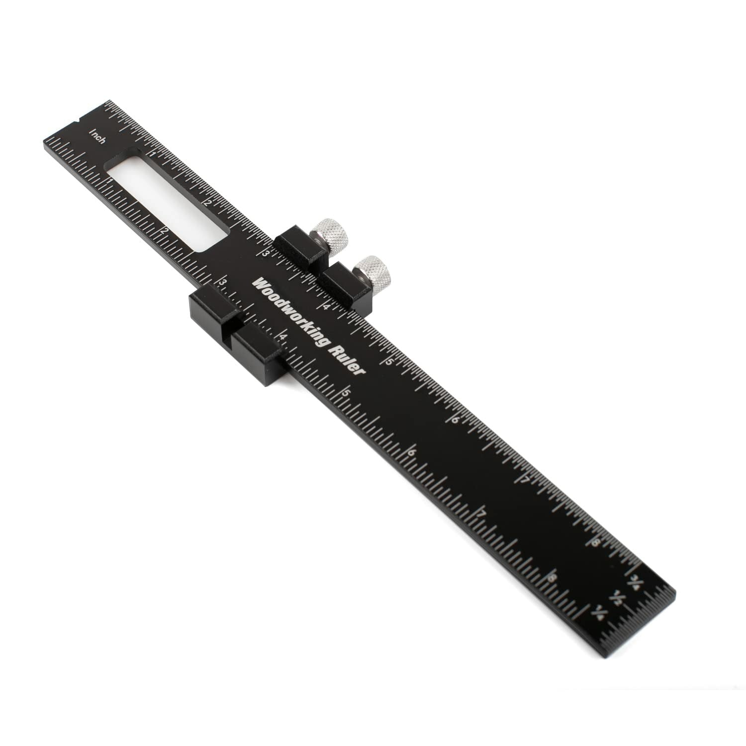 Precision Aluminum Alloy Pocket Ruler for Woodworking and Carpentry