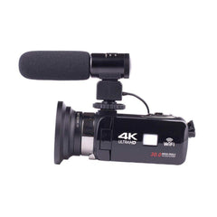 4K Video Camera Camcorder: 18X Zoom, 48MP, 3.0" Touchscreen, Mic, Remote, Night Vision, 2 Batteries for Vlogging