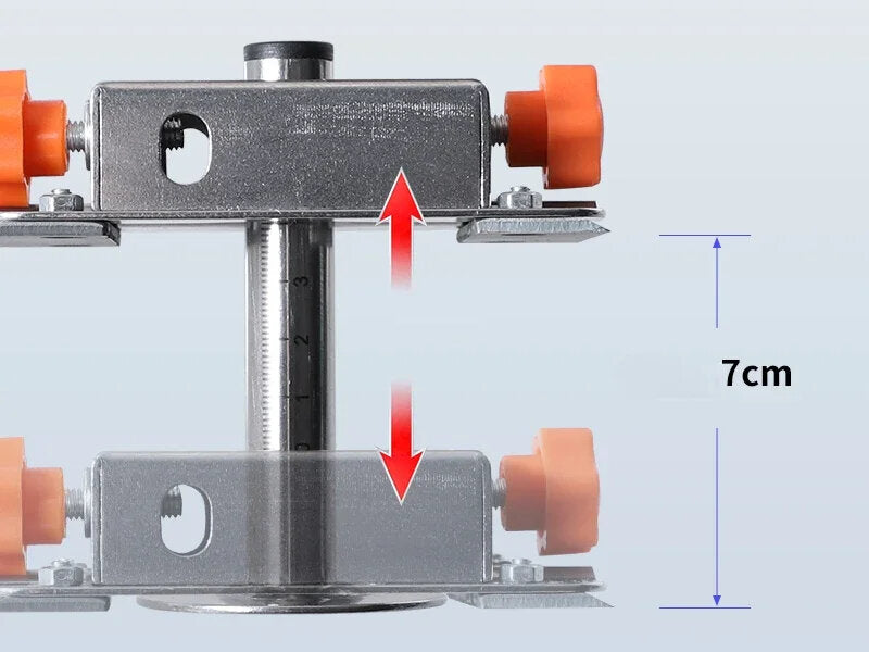 Stainless Steel Woodworking Marking Tool - Multi-Functional & Retractable