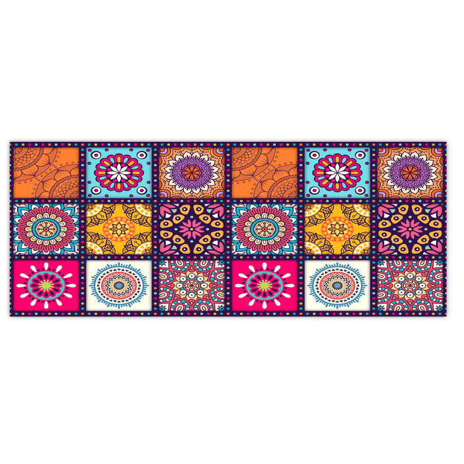 Bohemian Non-Slip Floor Mat Rugs for Kitchen, Bathroom, Door Entrance - Sizes: 40x60CM, 60x90CM, 60x180CM