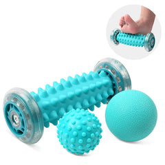 3PCS Foot Massager Set: Improved Foot Massage Roller & Muscle Roller Balls for Pain Relief and Muscle Relaxation