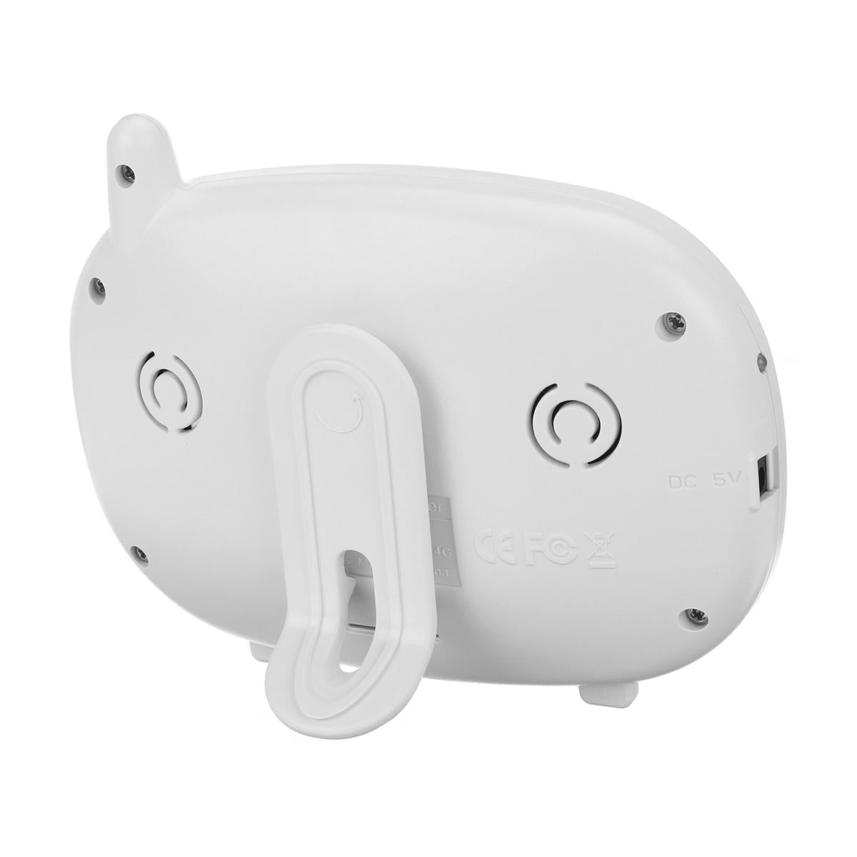 3.5" Baby Monitor with 2.4GHz Video, LCD Display, Night Vision, and Temperature Monitoring