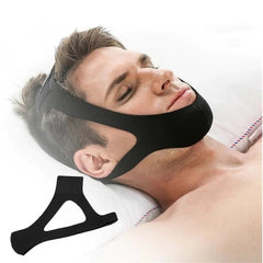 Anti Snoring Belt Chin Strap Mouth Guard for Men & Women - Snore Stopper Bandage Gift