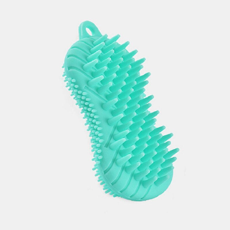 Silicone Bath Brush for Kids, Women, Men - Soft Exfoliating Body Scrub Brush