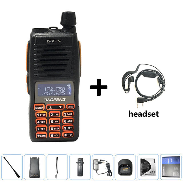 10W Long Range Walkie Talkie Ham Radio with Flashlight, Dual PTT, HF Transceiver, 30KM Range, Portable Upgrade