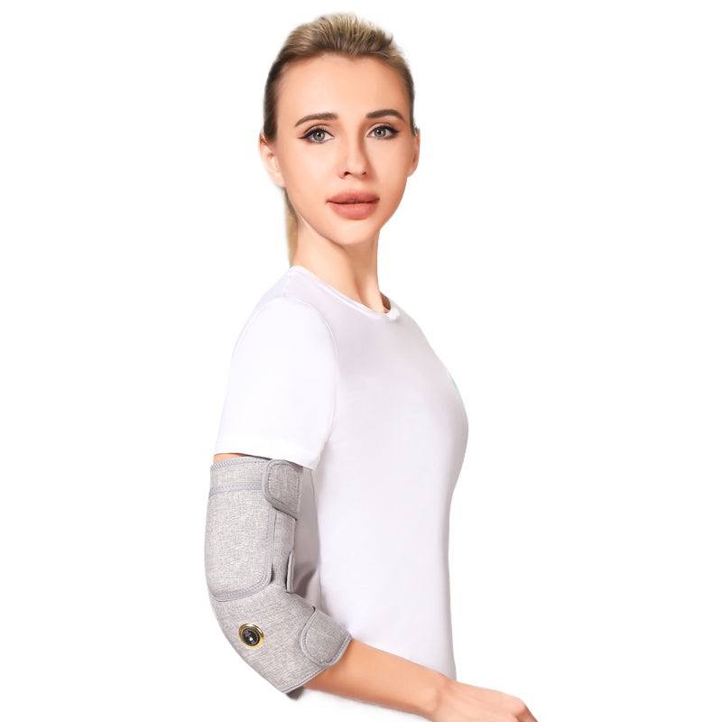 Red Light Therapy Elbow Heating Pad with Vibration Massage, Infrared Wrap for Tennis Elbow, Arthritis & Muscle Pain Relief