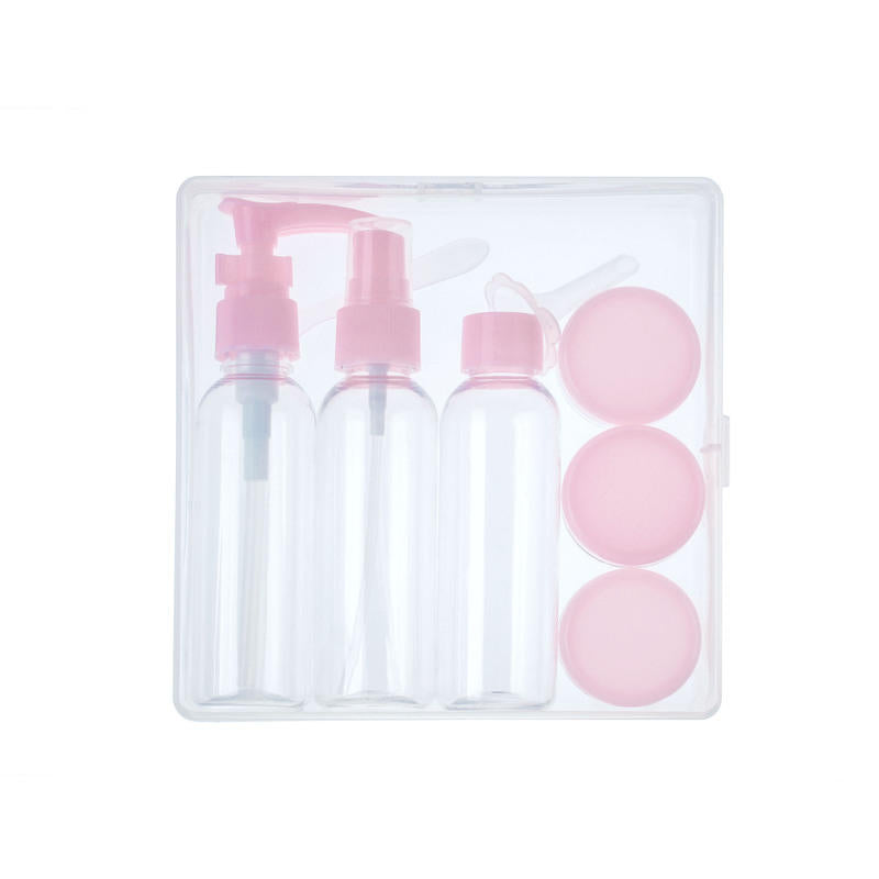 18 Pcs Portable Transparent Refillable Bottles for Hand Sanitizer, Hand Soap, and Cosmetics