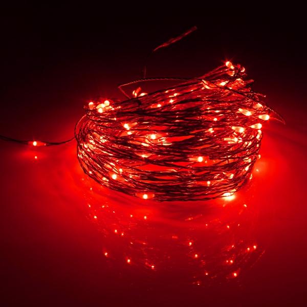 15M 150 LED Solar Powered Copper Wire String Fairy Lights for Christmas Party Decor