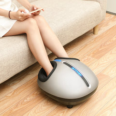 Electric Air Pressure Foot Massager with Heating, Timing, and Kneading for Leg Pain Relief and Relaxation