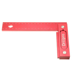 150/200mm Metric Precision Woodworking Square - Aluminum Alloy 90 Degree Right Angle Scribing Tool