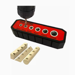 4mm-12mm Pocket Hole Doweling Jig: Self-Centering Vertical Drilling Guide & Hole Locator for Woodworking