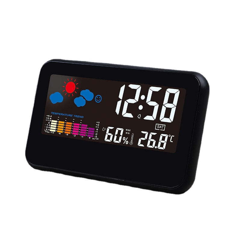 Digital Weather Station: Thermometer, Hygrometer, Alarm Clock with Smart Sound Control