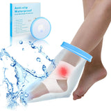 Reusable Waterproof Foot Cast Cover for Shower & Bath - Watertight Protector
