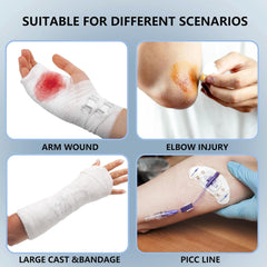 Kids Waterproof Arm Cast Cover for Shower - Soft, Comfortable, Watertight Seal, Ages 8+