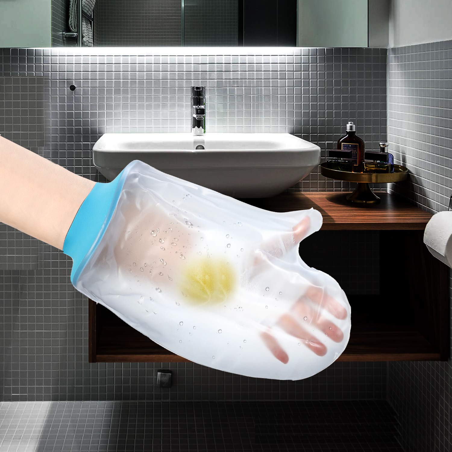 Waterproof Adult Hand Cast Cover for Shower - Watertight Wrist Protector