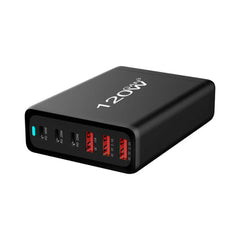 120 W GaN 6-Port USB PD-Schnellladegerät für iPhone, Xiaomi, Huawei, MacBook