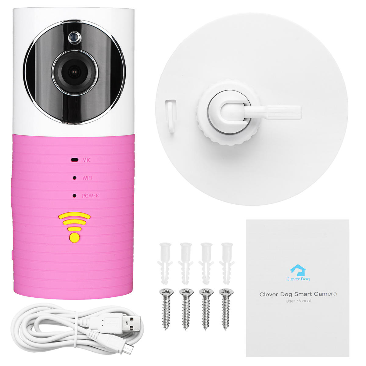 1080P HD Wireless Smart WiFi CCTV Camera with 2-Way Speaker - Baby Monitor