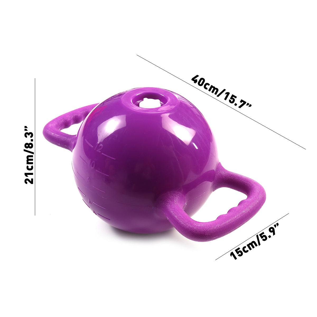 Binaural Handle Kettlebell for Women - Yoga, Fitness, Pilates, Shaping Dumbbell Sports Equipment