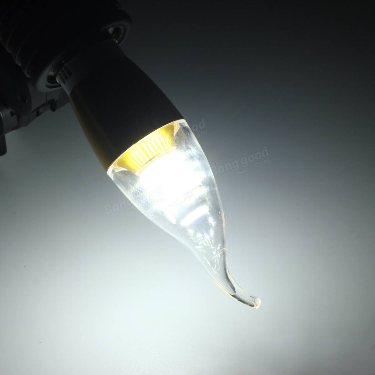 E27 E12 E14 7W SMD 3014 LED Candle Light Lamp, 470LM, Warm White/White, Non-Dimmable, AC 85-265V