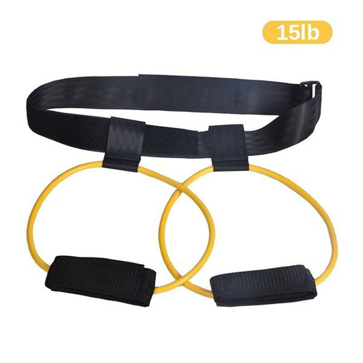 Adjustable 15-35lb Fitness Resistance Bands for Butt, Legs, and Muscle Training