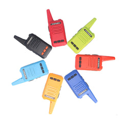 16-Channel 400-480MHz Mini Walkie Talkie with Flashlight & USB Charging for Outdoor Travel