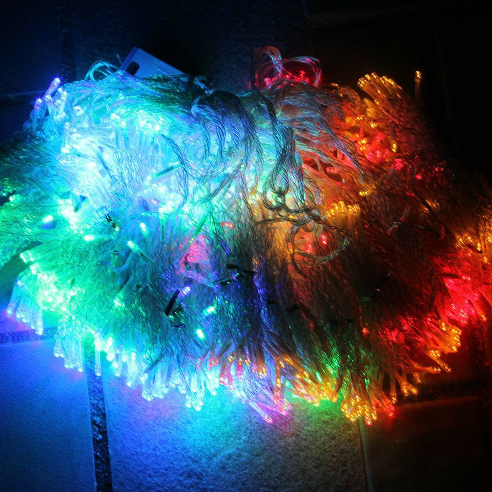 200 LED 20m String Lights for Holiday, Party, Wedding, 220V Christmas Decorations Clearance