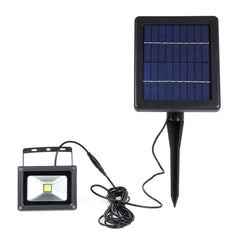 10W Waterproof Solar LED Flood Light for Outdoor Garden Wall Spotlight