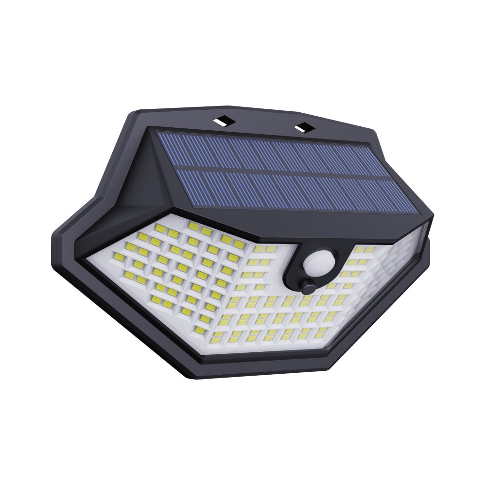 134 LED Solar Light with 3 Modes, PIR Motion Sensor, IP65 Waterproof Wall Lamp