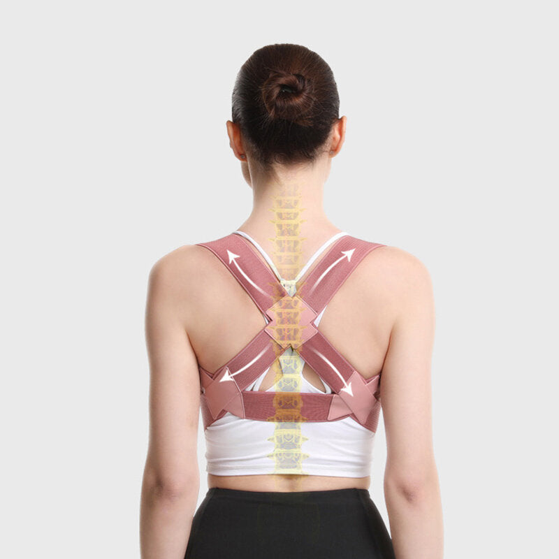 Women's Posture Corrector Body Shaper Corset - Chest Support Belt, Shoulder Brace, Back Support Correction