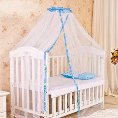 Baby Crib Mosquito Net - Toddler Bed Dome Canopy Mesh Curtain for Cots and Tents