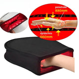 2PCS Red Light Therapy Gloves, 660nm 850nm Infrared Hand Massager with Pulse Mode for Arthritis & Palm Pain Relief