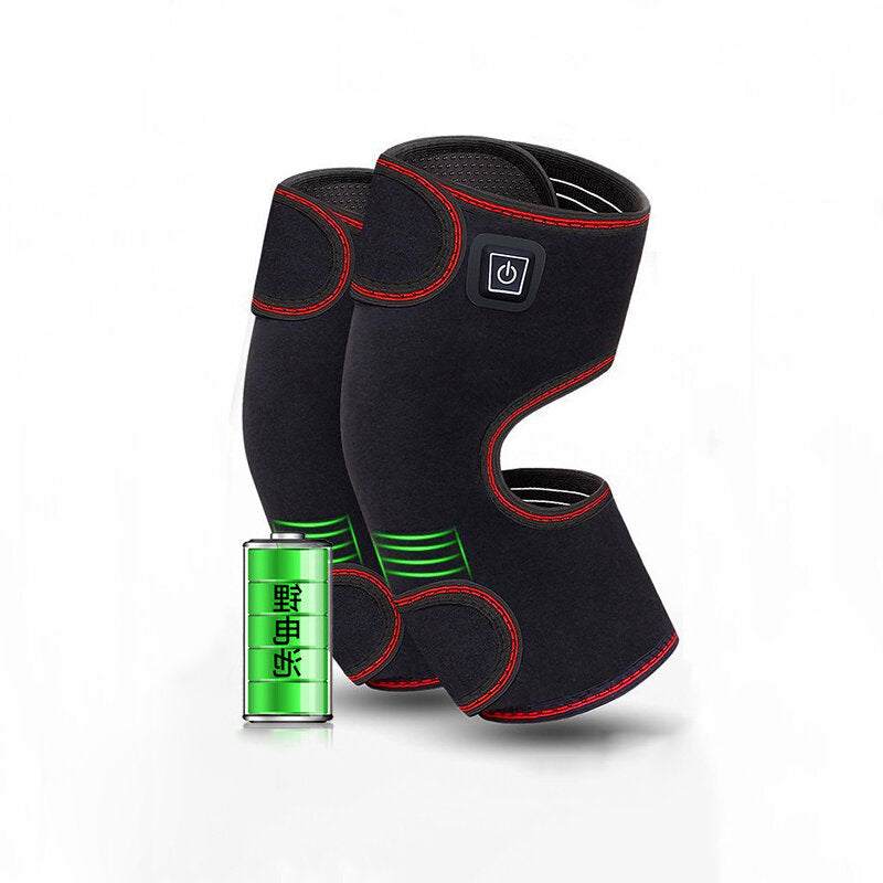 Hot Compress Knee Massager with Three-Speed Temperature, Wireless Charging, Pain Relief, and Timing Function