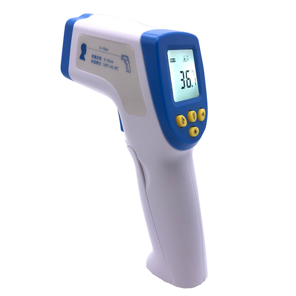 Non-contact LCD Digital Infrared Forehead Thermometer - Accurate Touchless Temperature Meter