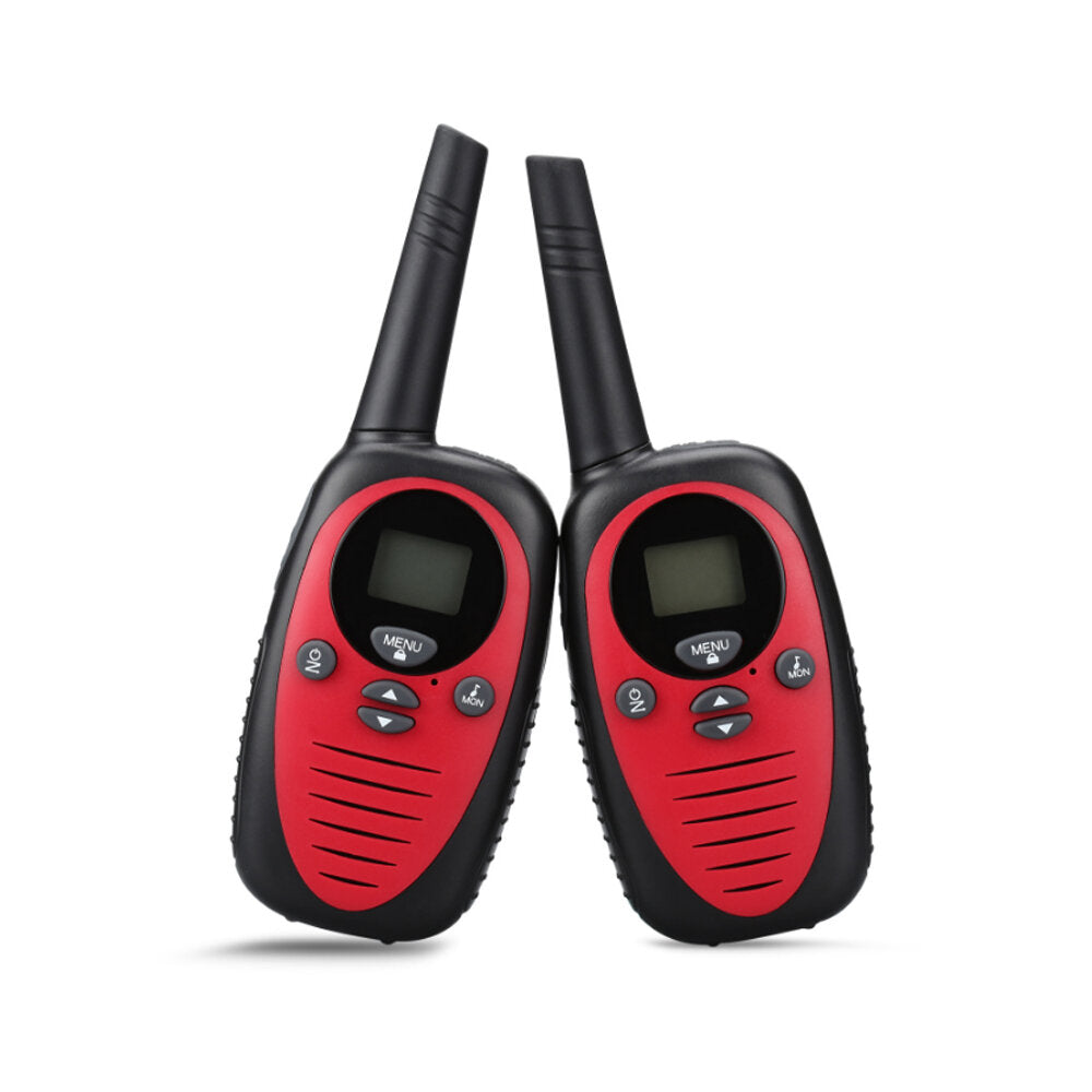 Waterproof Mini Kids Walkie Talkie - 22 Channels, Dual Band, Handheld Two-Way Radio, Pack of 2