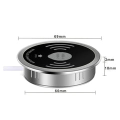 30W Fast Wireless Charger with USB Port for iPhone & Xiaomi Phones