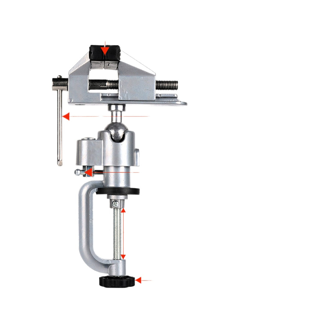 360-Grad-Drehwerkzeughalter – Multifunktionale Tischklemme und Bohrerhalterung für Präzisionsarbeiten