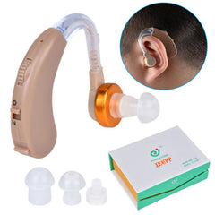 Mini Invisible Hearing Aid - Inner Ear Sound Amplifier with Volume Control for Elderly