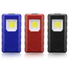 3W Portable COB Work Light - Magnetic, Pocket-Sized, Pen Clip, Camping Lamp, Car Inspection Flashlight