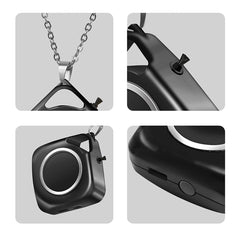 Portable Personal Air Cleaner - USB Rechargeable Necklace with Negative Ion Purifier