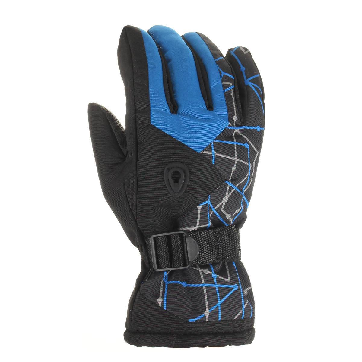 Men's Waterproof Thermal Winter Skiing Gloves - Warm Snowboard, Running, and Bike Mittens