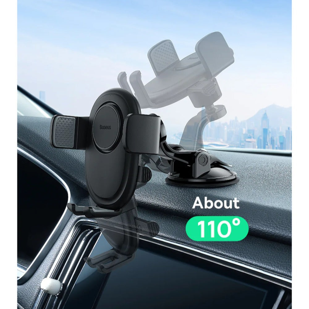 Auto Clamping Car Phone Holder for iPhone 14, Samsung, Xiaomi, 5.4-7.2 inch - Universal Fit