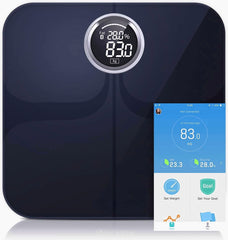 Premium Smart Scale: Body Fat & Composition Monitor with XL Display, Compatible with Apple Health & Google Fit