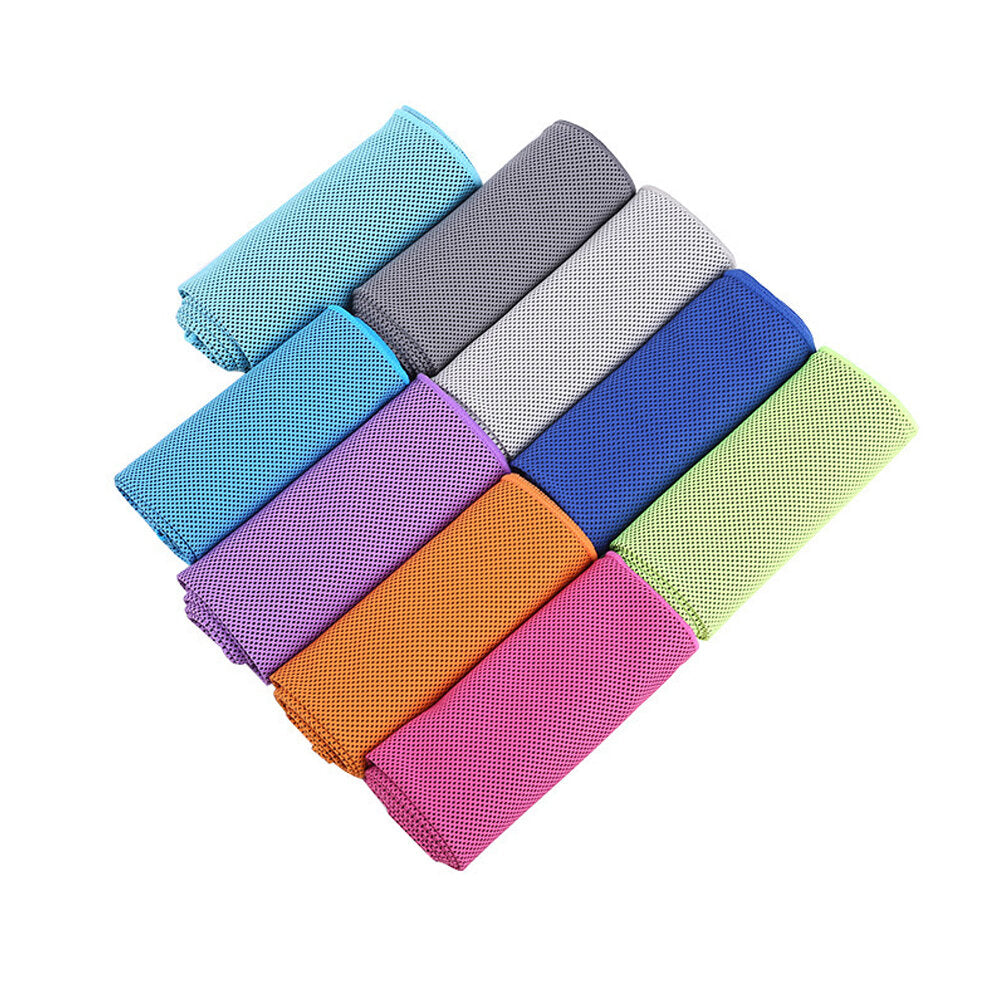 3Pcs Super Cooling Towels 30x100cm - Soft, Breathable, Quick-Dry for Gym, Fitness, Camping, Hiking