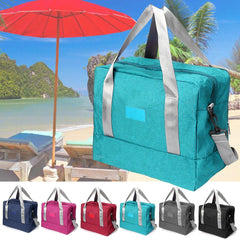 Large Capacity Waterproof Sports Gym Bag - Wet/Dry Separation, Yoga, Beach, Fitness, Shoulder Bag