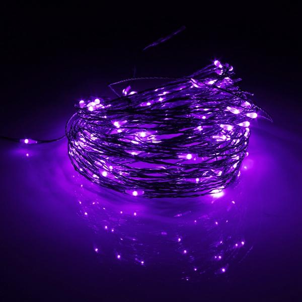 15M 150 LED Solar Powered Copper Wire String Fairy Lights for Christmas Party Decor